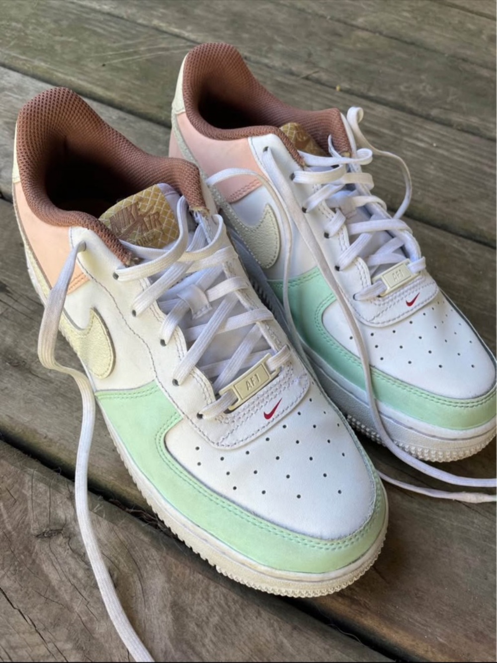 Nike Air Force 1s LV8 in size 7Y